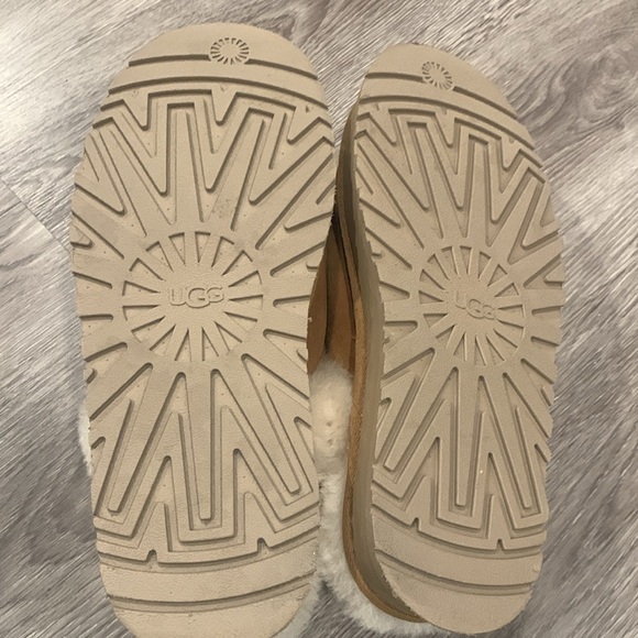 Ugg Disquette platform slippers chestnut size 9 - Picture 3 of 3